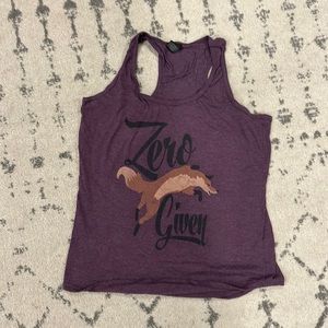 Zero fox given graphic tank